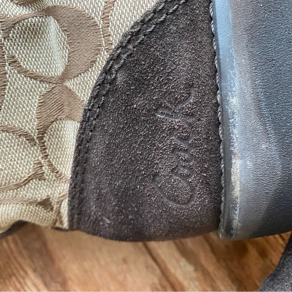 COACH Kally monogram Boots size 7 - Picture 5 of 9